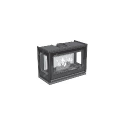 Insert CONTURA I8 Porte fonte et vitre à droite - Vue éclatée