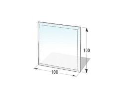 Plaque de sol en verre 100X100 cm - épaisseur 8 mm
