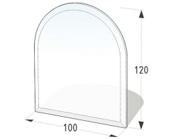 Plaque de sol en verre 100X120 cm - épaisseur 8 mm