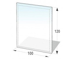 Plaque de sol en verre 100X120 cm - épaisseur 8 mm