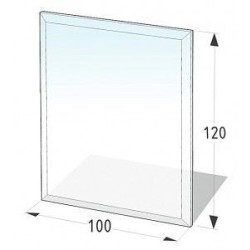 Plaque de sol en verre 100X120 cm - épaisseur 8 mm
