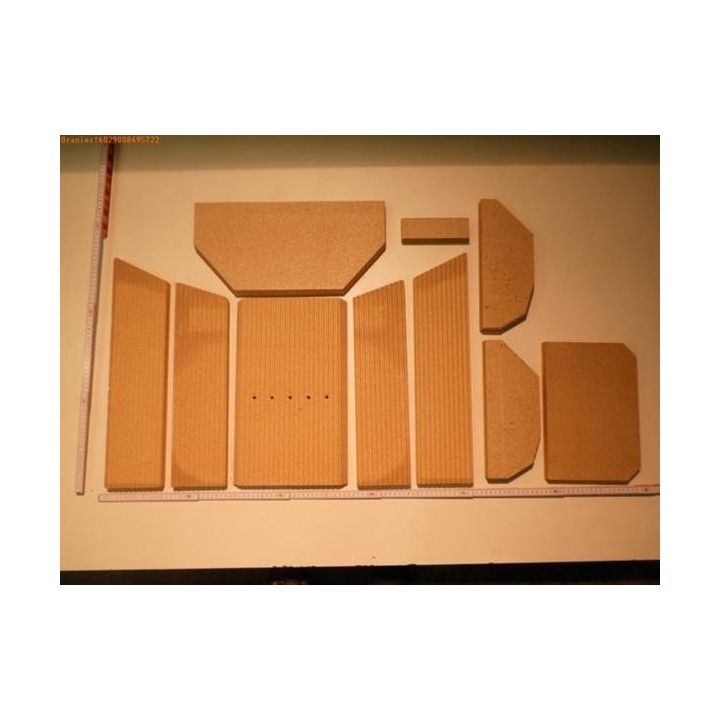 Kit De Vermiculite Complet Pour Poele À Bois Justus - Oranier  - Ersho