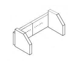 Pièce détachée Charnwood Ensemble De Briques Réfractaires (4) - Ersho