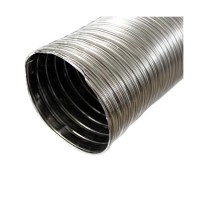 Conduit Flexible Inox Pour Cheminée 125mm X 4m – Multifuel, Acier 316 Grade