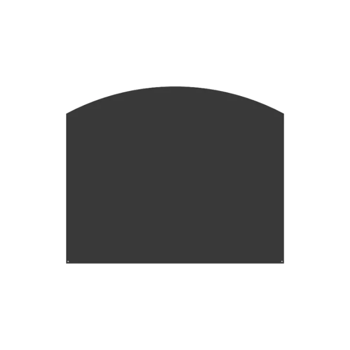 Plaque de sol arrondie 100x80 cm Dixneuf - Réf 017.PSA4N3