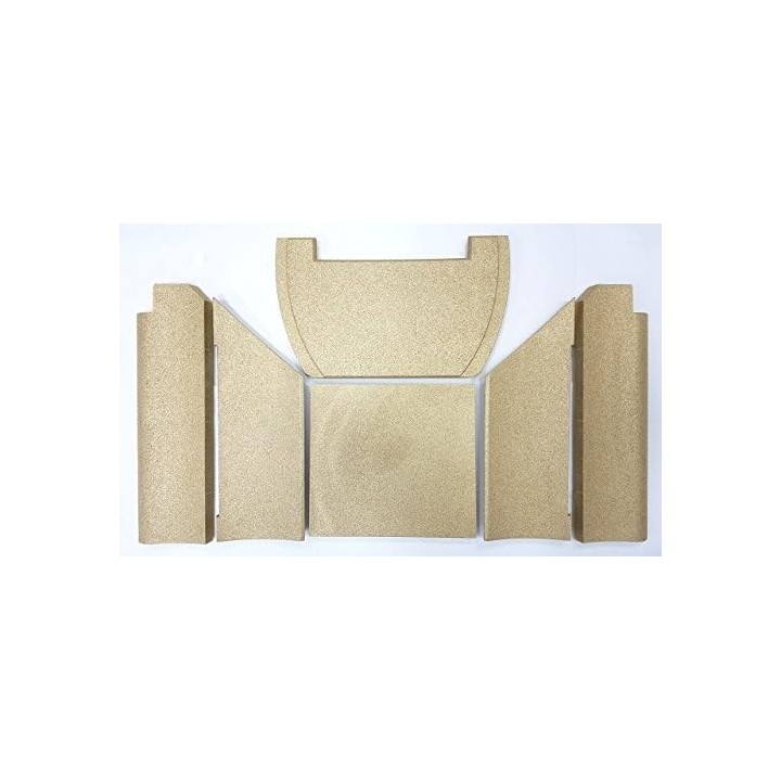 C600 vermiculite kit complet pour Poêle à bois Contura - Réf 391168