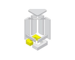 Sol en pierre à gauche en argile réfractaire pour Poêle à bois Hark - Réf ETSTO0600001C