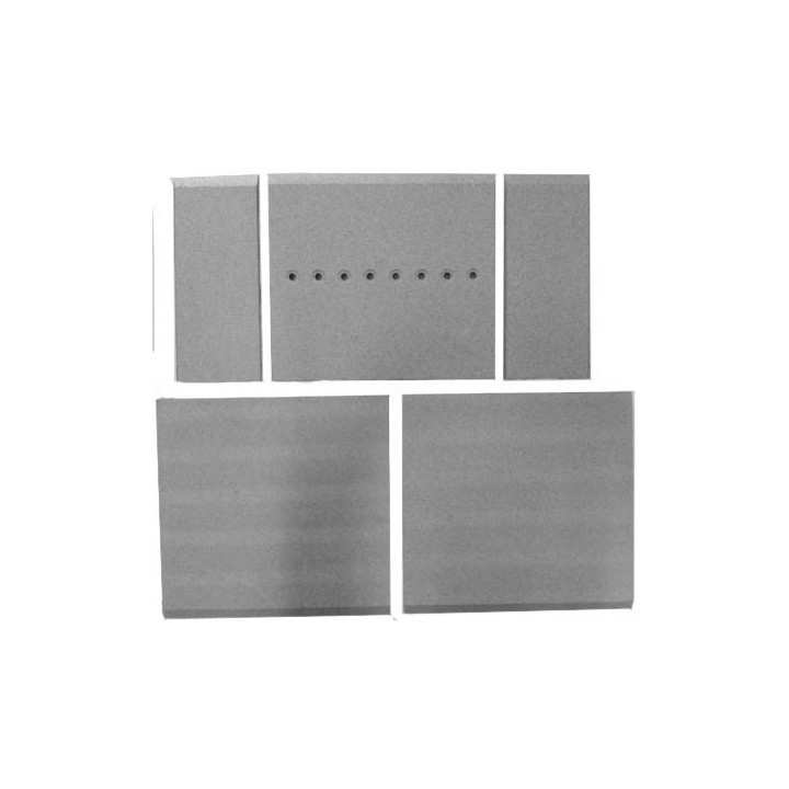 Intérieur complet vermiculite - HP800 (5 éléments) - Pièce détachée Chazelles FSIV00HP800 - Ersho