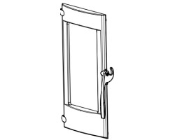 Porte Lytham E-M - SUPRA pour poele à bois et inserts Supra - Ersho