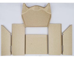 C500style vermiculite kit complet ss vitres latterales c510s/520s/59 pour Poêle à bois Contura - Réf 391514