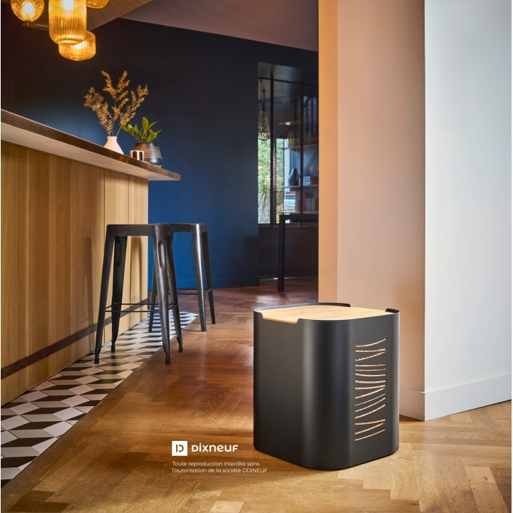 RESERVE A GRANULES COUVERCLE BAMBOU STEPIA pour Dixneuf - Réf 005.10834N3CB