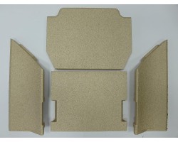 KIT VERMICULITE C500 CLASSIC AVEC OU SANS VITRES LATERALES pour Insert Contura - Réf 391347
