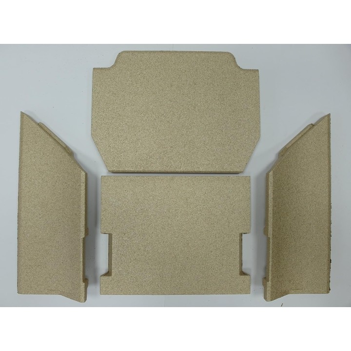 KIT VERMICULITE C500 CLASSIC AVEC OU SANS VITRES LATERALES pour Insert Contura - Réf 391347