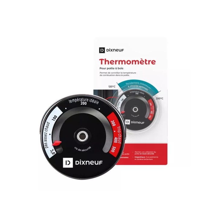 Carton de 12 thermometres magnetiques Dixneuf - Réf 042.TM.12