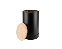 Reserve a granules fractio noir - couvercle bambou pour Dixneuf - Réf 005.10435N3CB