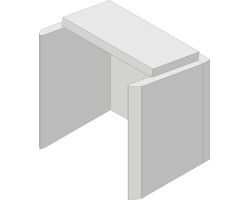 Revêtement de foyer en argile réfractaire 5 pièces pour Poêle à bois Hark - Réf ETSTO0605006