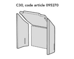 KIT VERMICULITE C30 pour Poêle à bois Contura Contura 30 - Réf 095270