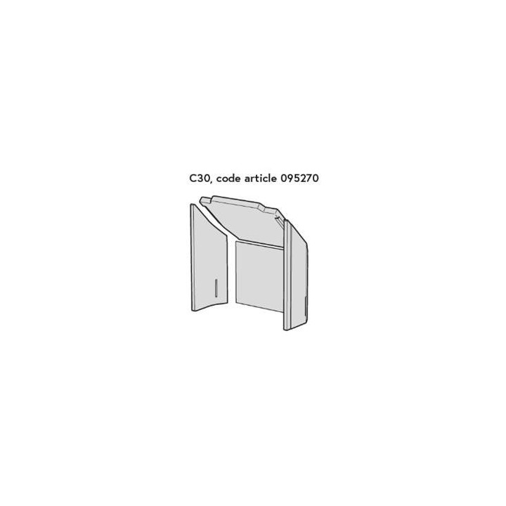 KIT VERMICULITE C30 pour Poêle à bois Contura Contura 30 - Réf 095270