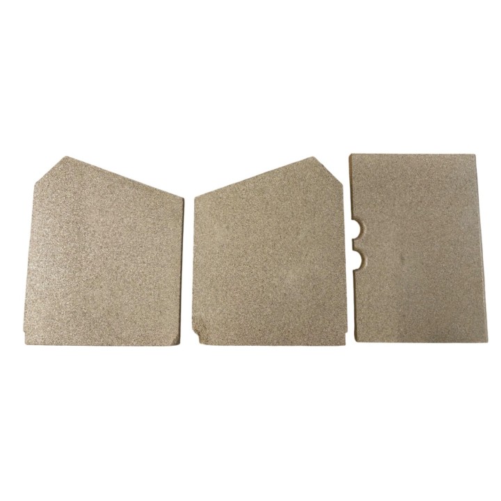 Jeu Doublage Droit + Gauche + Deflecteur F/I350 V2 - Jotul (pièce avec défaut)