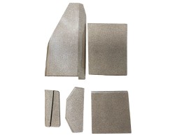 Set De Pierres Thermiques Pour Poêle Sarego (1 pièce manquante) - Référence H-1000800 - Hase