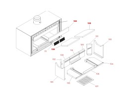Pièce détachée Palazzetti Réfractaires Superieurs -ref 895743540 - Ersho
