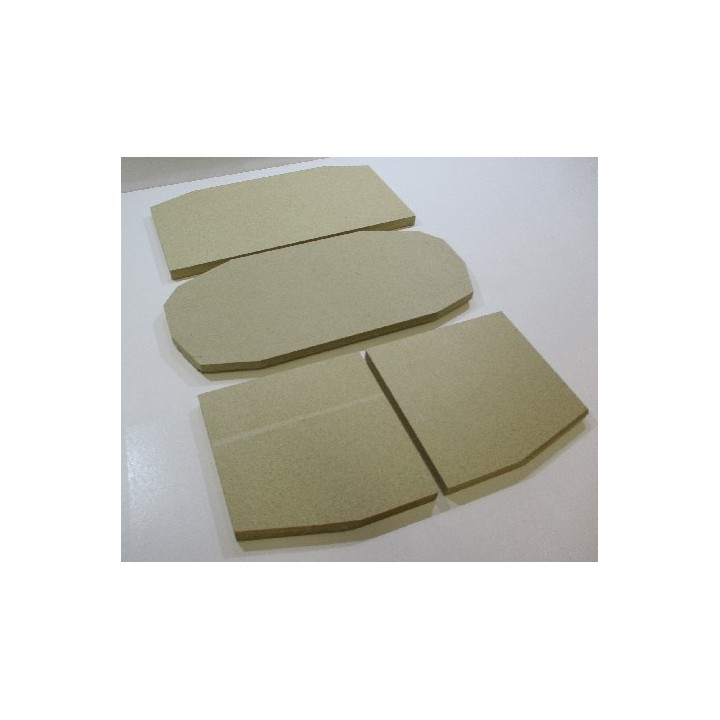 Kit Déflecteurs Pour Poele À Bois Agero 2.0 référence 2932381000 - Oranier/Justus - Ersho