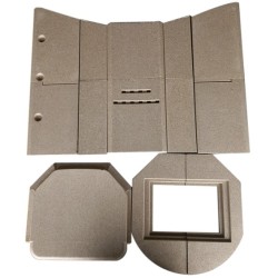Ensemble Briques Foyer Vermiculite Poêle Laure / Chloe Supra Réf 40829 - Supra