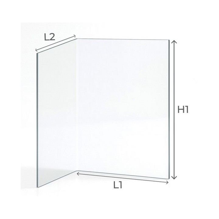 Vitre Canada 3 - Supra Réf 85095 150+150x339x4 - Ersho