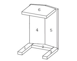 Habillage intérieur complet pour Poêle à bois Ganz Swing - Réf 0100.0000045
