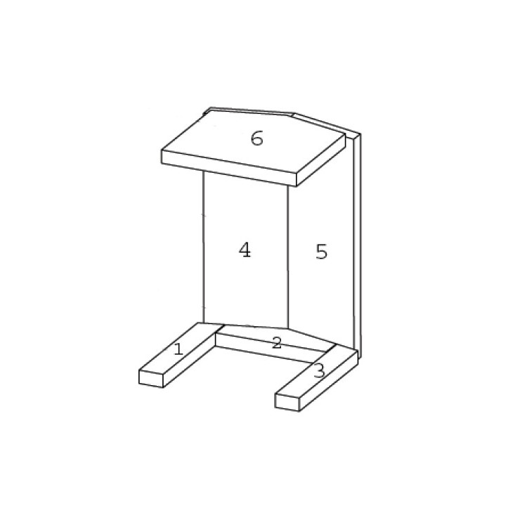 Habillage intérieur complet pour Poêle à bois Ganz Swing - Réf 0100.0000045