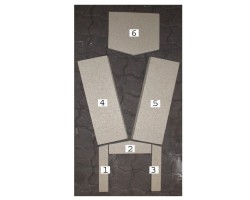 Habillage intérieur complet pour Poêle à bois Ganz Swing - Réf 0100.0000045