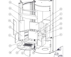 Deflecteur Fumee Inferieur - Supra Réf 42532 poeles à bois - Ersho