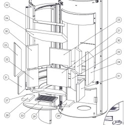 Deflecteur Fumee Inferieur - Supra Réf 42532 poeles à bois - Ersho
