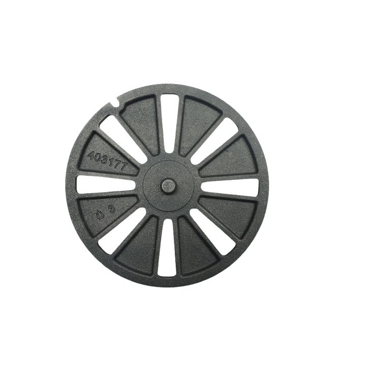 GRILLE DE DECENDRAGE FONTE RONDE CONTURA 2007 SAUF C800 pour Poêle à bois Contura - Réf 391279