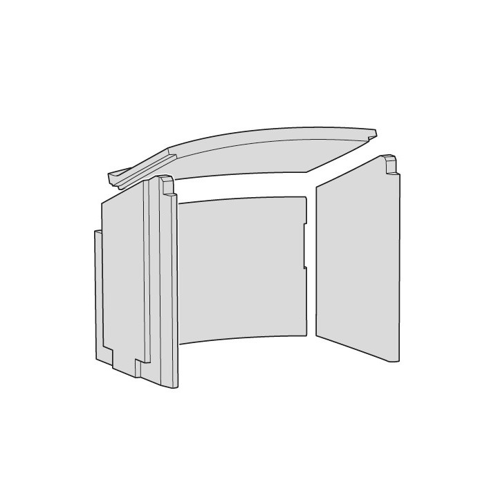 Kit vermiculite c50 pour Poêle à bois Contura - Réf 391460
