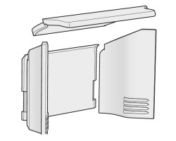 C20 kit vermiculite complet pour Poêle à bois Contura - Réf 095284