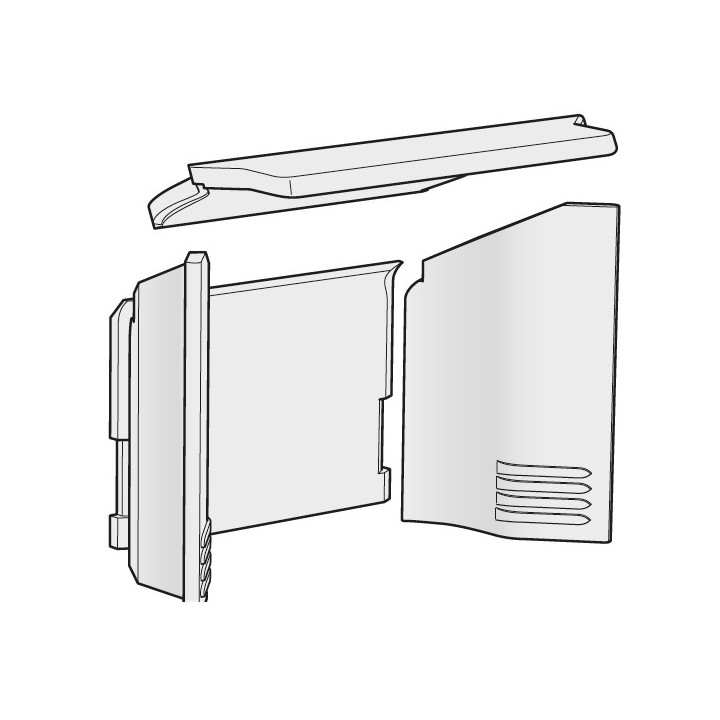 C20 kit vermiculite complet pour Poêle à bois Contura - Réf 095284