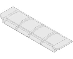 Déflecteur de gaz chaud en fonte pour Poêle à bois Hark - Réf ETSTO0660041