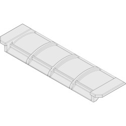 Déflecteur de gaz chaud en fonte pour Poêle à bois Hark - Réf ETSTO0660041