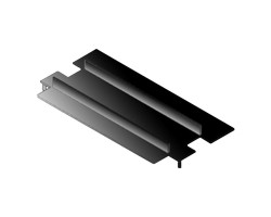 Déflecteur de gaz de chauffage en acier pour Poêle à bois Hark - Réf ETSTO0660033