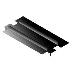 Déflecteur de gaz de chauffage en acier pour Poêle à bois Hark - Réf ETSTO0660033