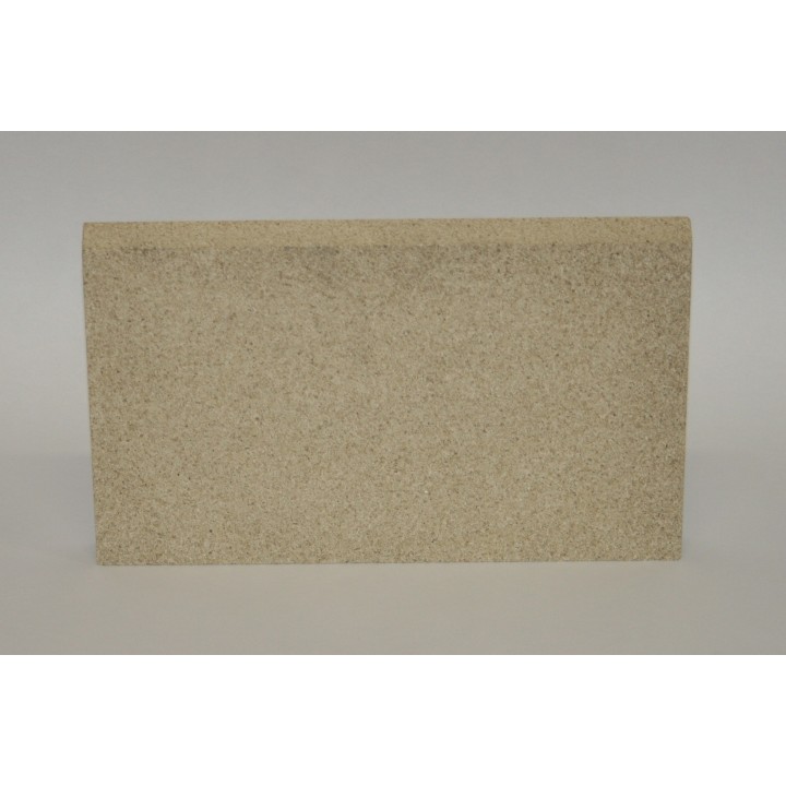 Pièce détachée Dovre Norflam BRIQUE VERMICULITE FOND DOVRE 760CB REPÈRE 57, RÉF.03.77347.200 (L303 X H184CENTRE/176BORDS X EP30M