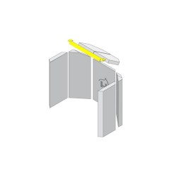 Profil de maintien pour filtre ECOplus pour Poêle à bois Hark - Réf ETSTO0611006