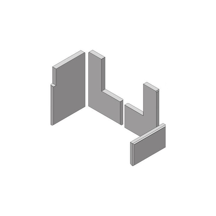 Revêtement de chambre de combustion en fonte en 4 parties pour Poêle à bois Hark - Réf ETSTO0607003