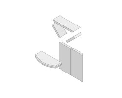 Revêtement de chambre de combustion en vermiculite en 6 pièces pour Poêle à bois Hark - Réf ETSTO0606012