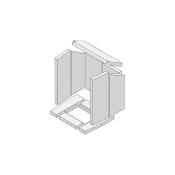 Revêtement de chambre de combustion en vermiculite en 11 pièces pour Poêle à bois Hark - Réf ETSTO0606008