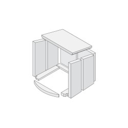 Revêtement de chambre de combustion en vermiculite en 11 pièces pour Poêle à bois Hark - Réf ETSTO0606005