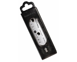 Lames de rechange grattoir vitre poêle et insert – Étui 10 lames acier carbone