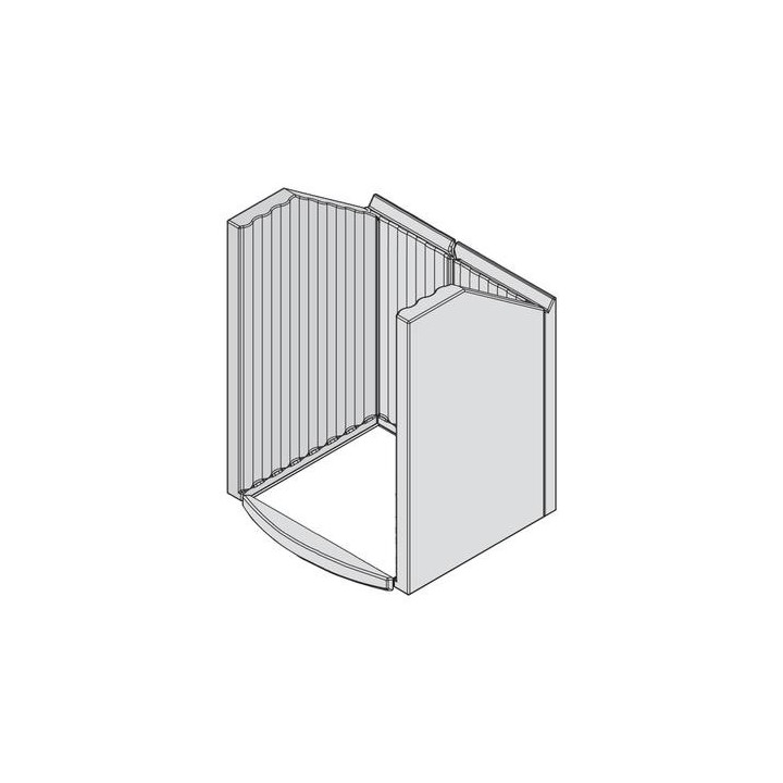 Revêtement de foyer en argile réfractaire 5 pièces pour Poêle à bois Hark - Réf ETSTO0605067