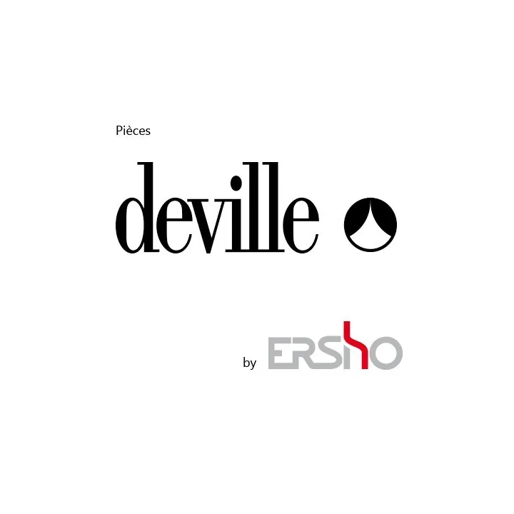 U De Facade -Emaille Noir pour poele à bois Deville